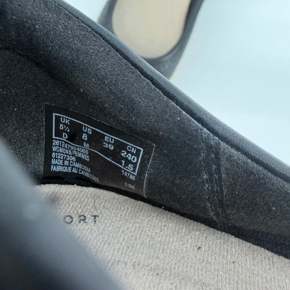 Clarks features perforated